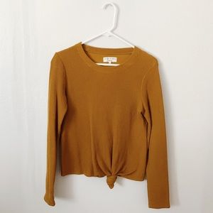 Madewell knotted long sleeve